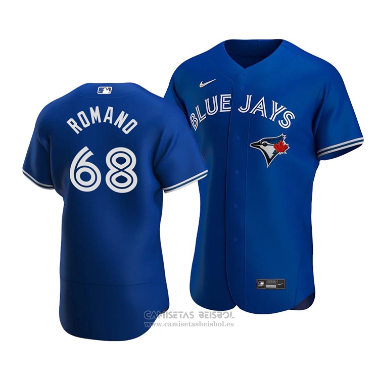 Camiseta Beisbol Hombre Toronto Blue Jays Jordan Romano Alterno Autentico Azul